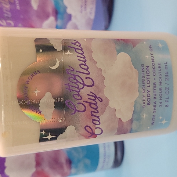 Bath & Body Works Cotton Candy Clouds Set